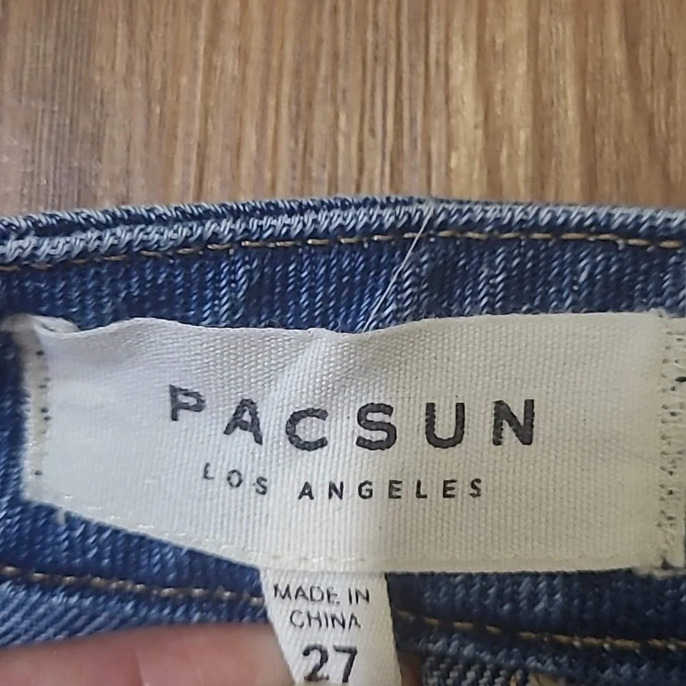 PacSun Classic Blue A-Line Denim‎ Skirt